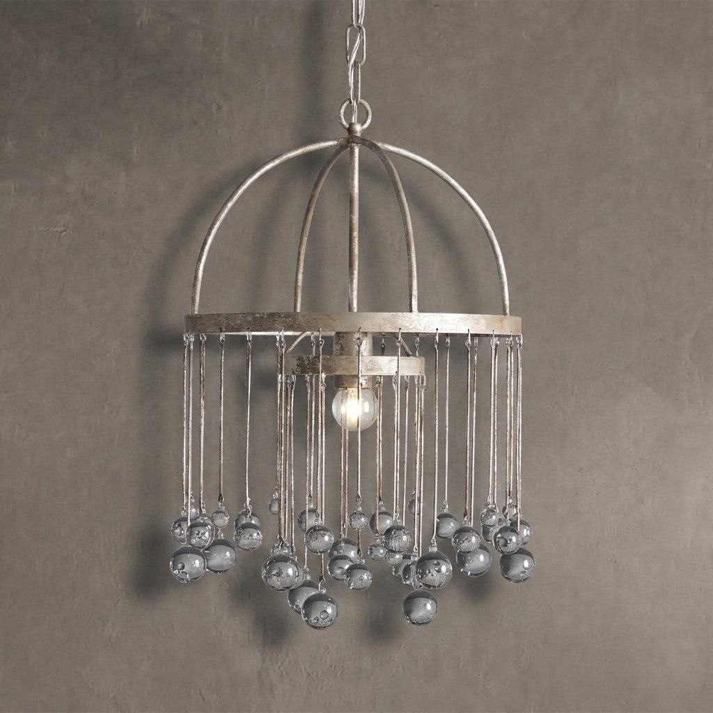 Aurelle Modern Crystal Ball Pendant Light
