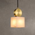 Lunessa  Bedroom Pendant Light  Spanish Alabaster Mid-Century Modern