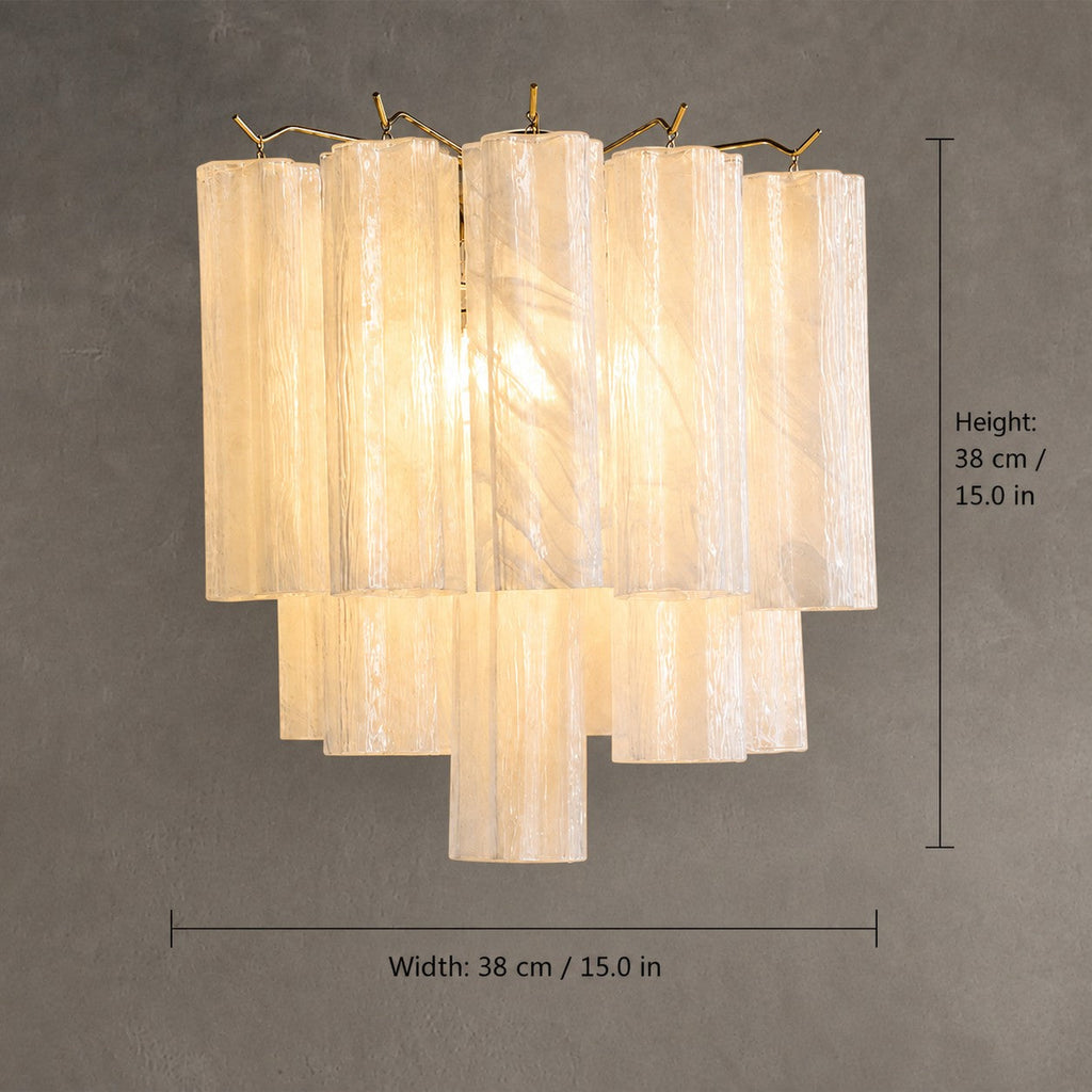 Wall Sconce Murano-Style Glass