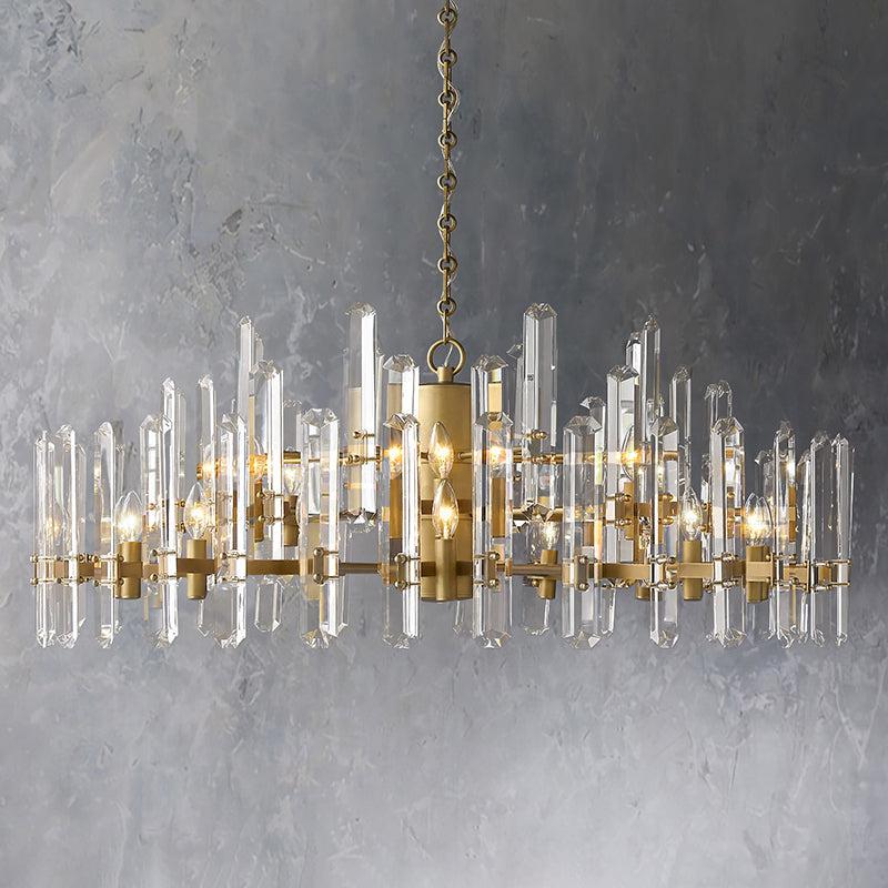 Bonington Crystal Round Chandelier 24"36''48''
