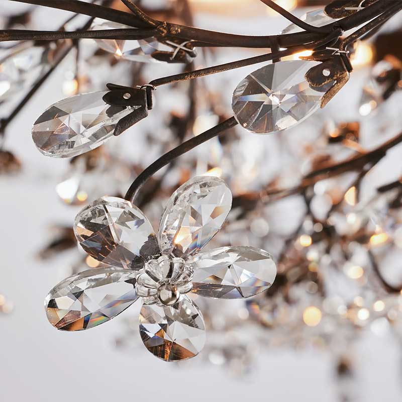 Roselle Crown Chandelier 39" 48" 60"