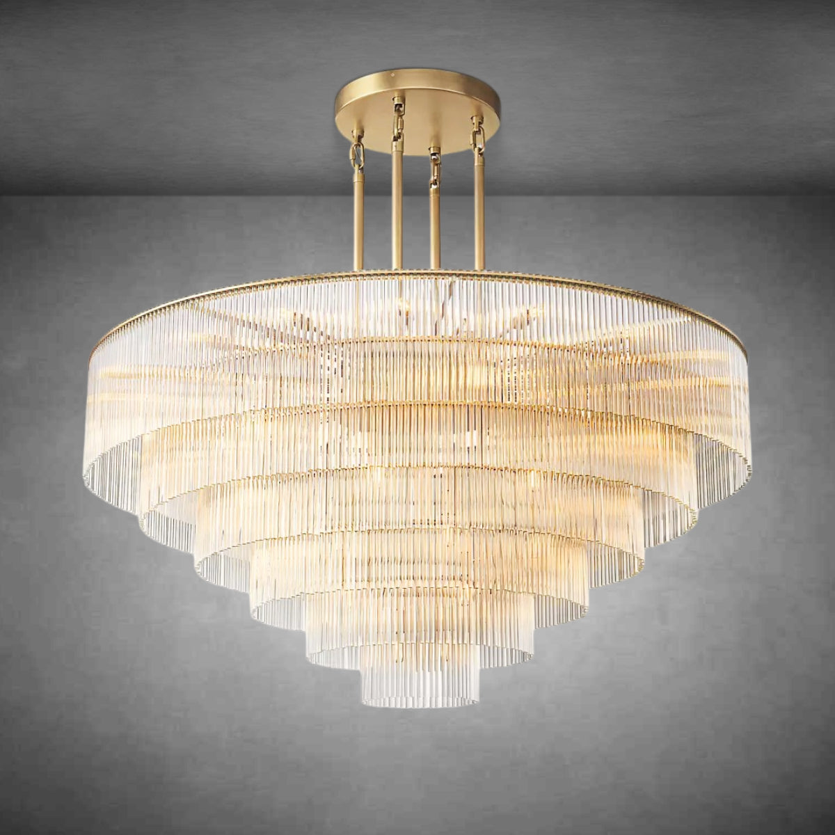 Amadeon Round Chandelier 60"