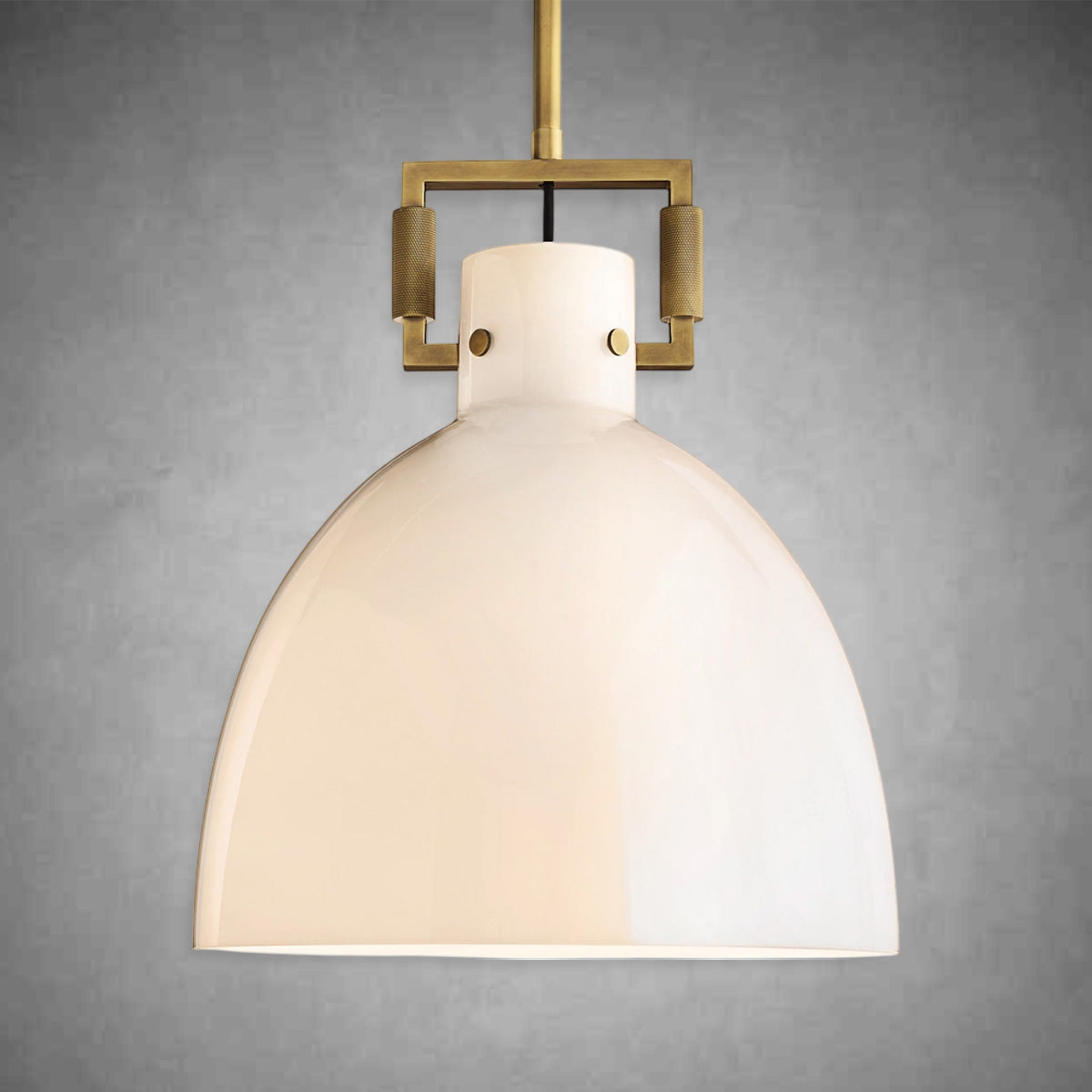 Machine Milk Glass Cloche Pendant 10''14''18''