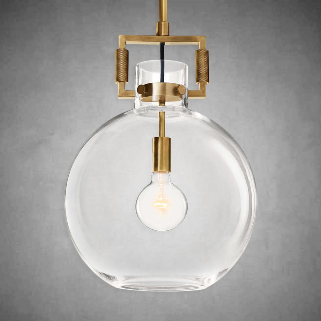 Machine Glass Globe Pendant