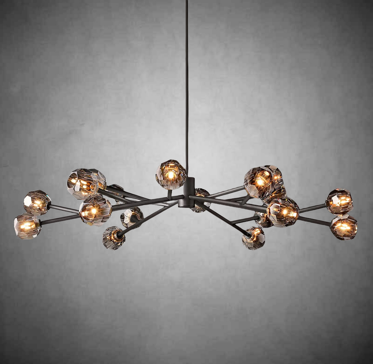 Bille De Crystal Glass Round Chandelier 24"36"48"60"72"
