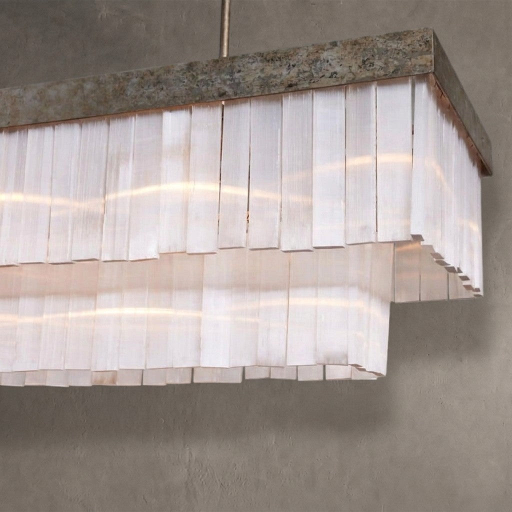 Selenora Rectangular Chandelier 49''59''