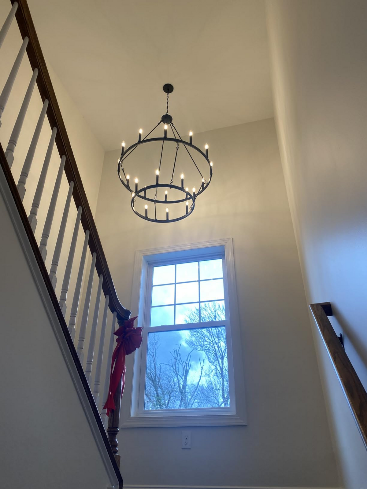 Camina Vintage Candelabra Round Chandelier 73"