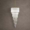 Chandelier  Cascada Spiral Clear Crystal Nickel