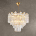 Cascade Tiered Chandelier Artisan Murano Style