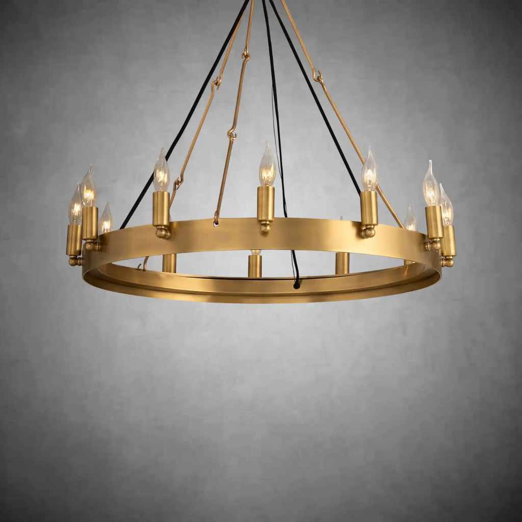 Dania Camina Luxury Vintage Round Chandelier