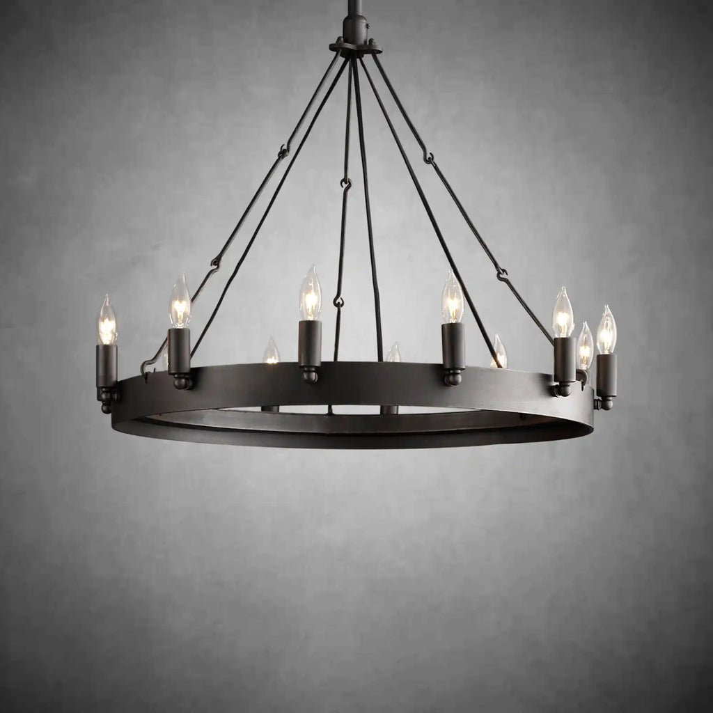 Dania Camina Luxury Vintage Round Chandelier