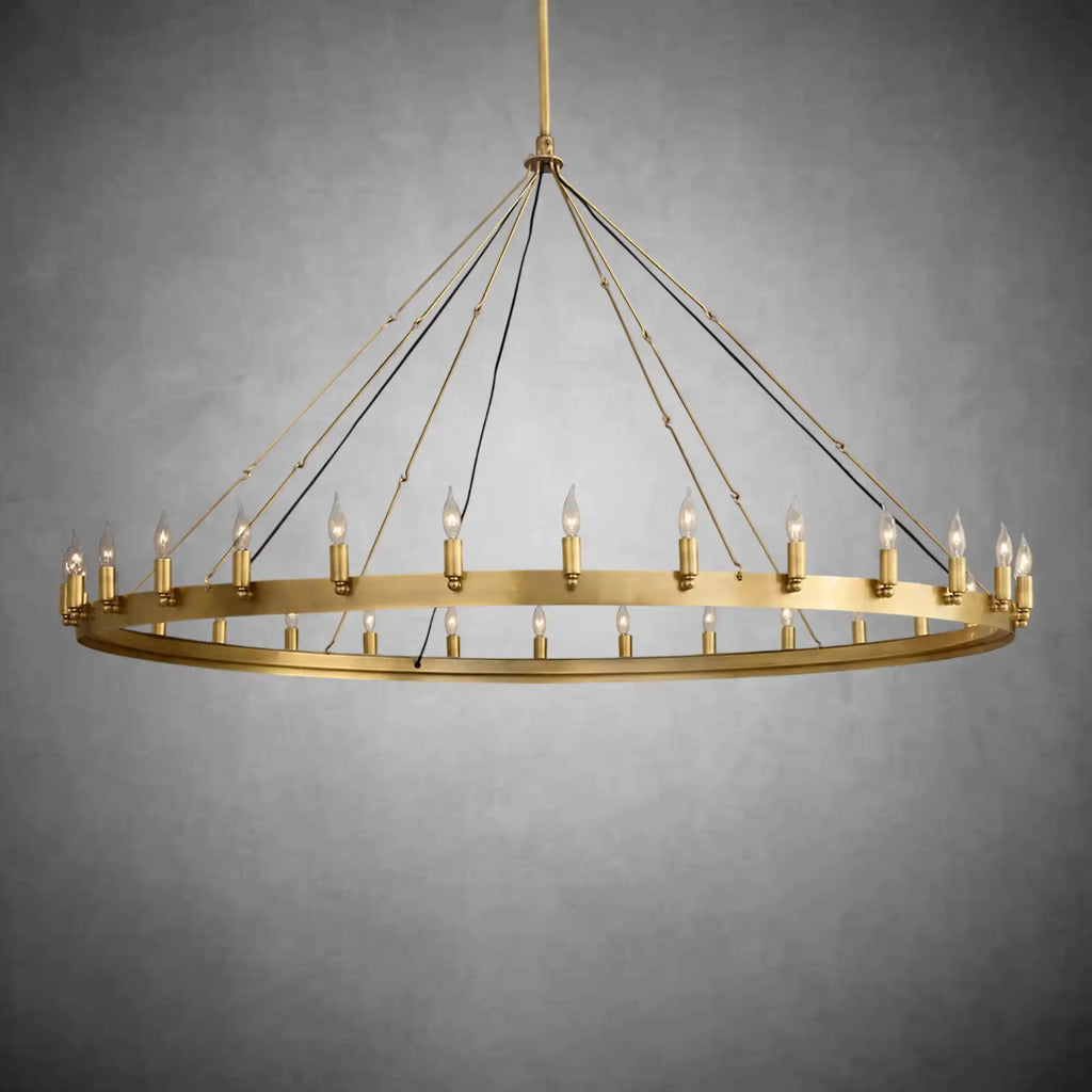 Dania Camina Luxury Vintage Round Chandelier