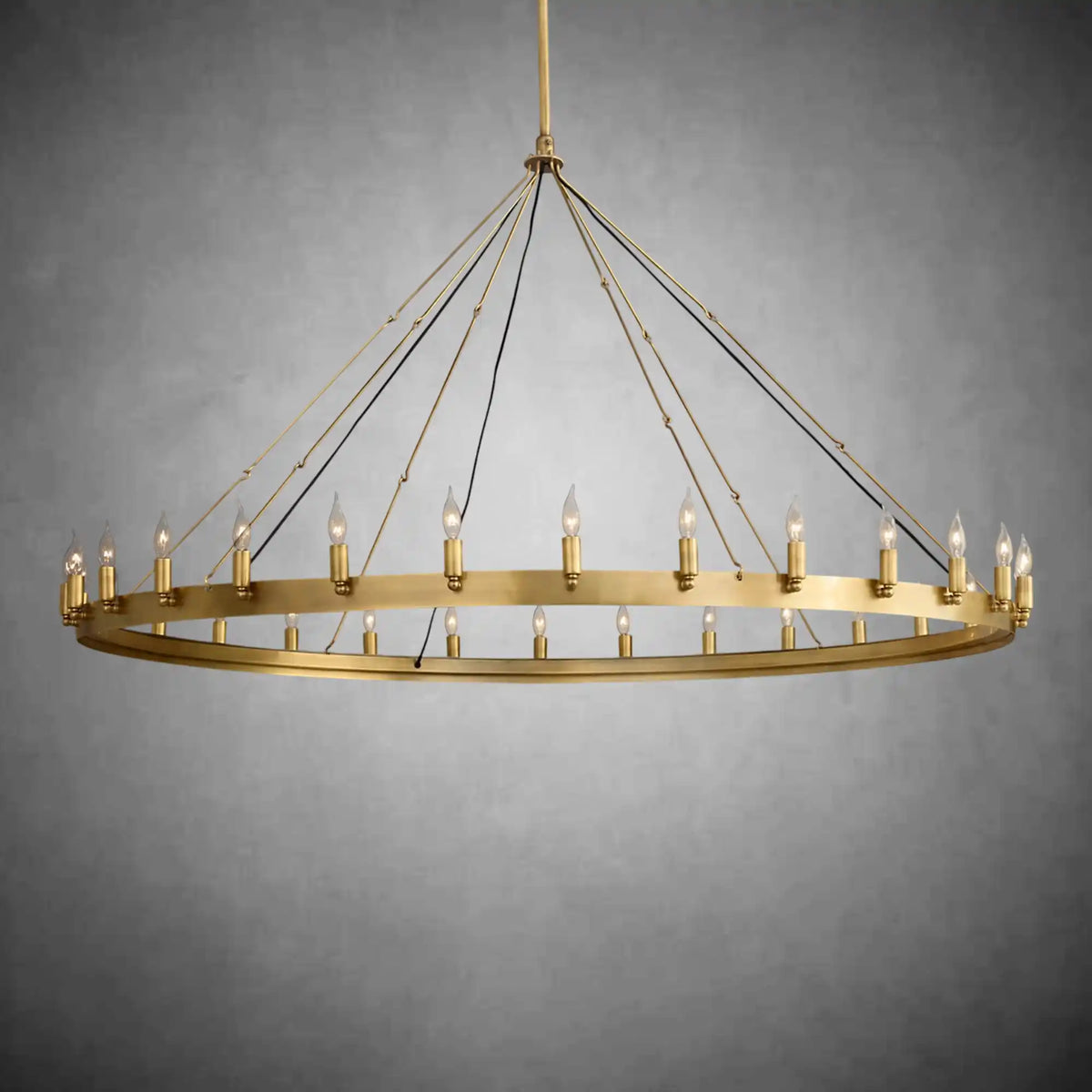 Dania Camina Luxury Vintage Round Chandelier