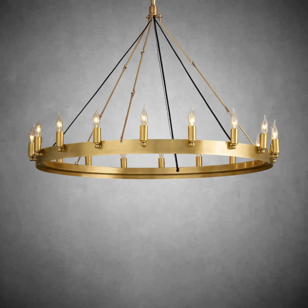 Dania Camina Luxury Vintage Round Chandelier