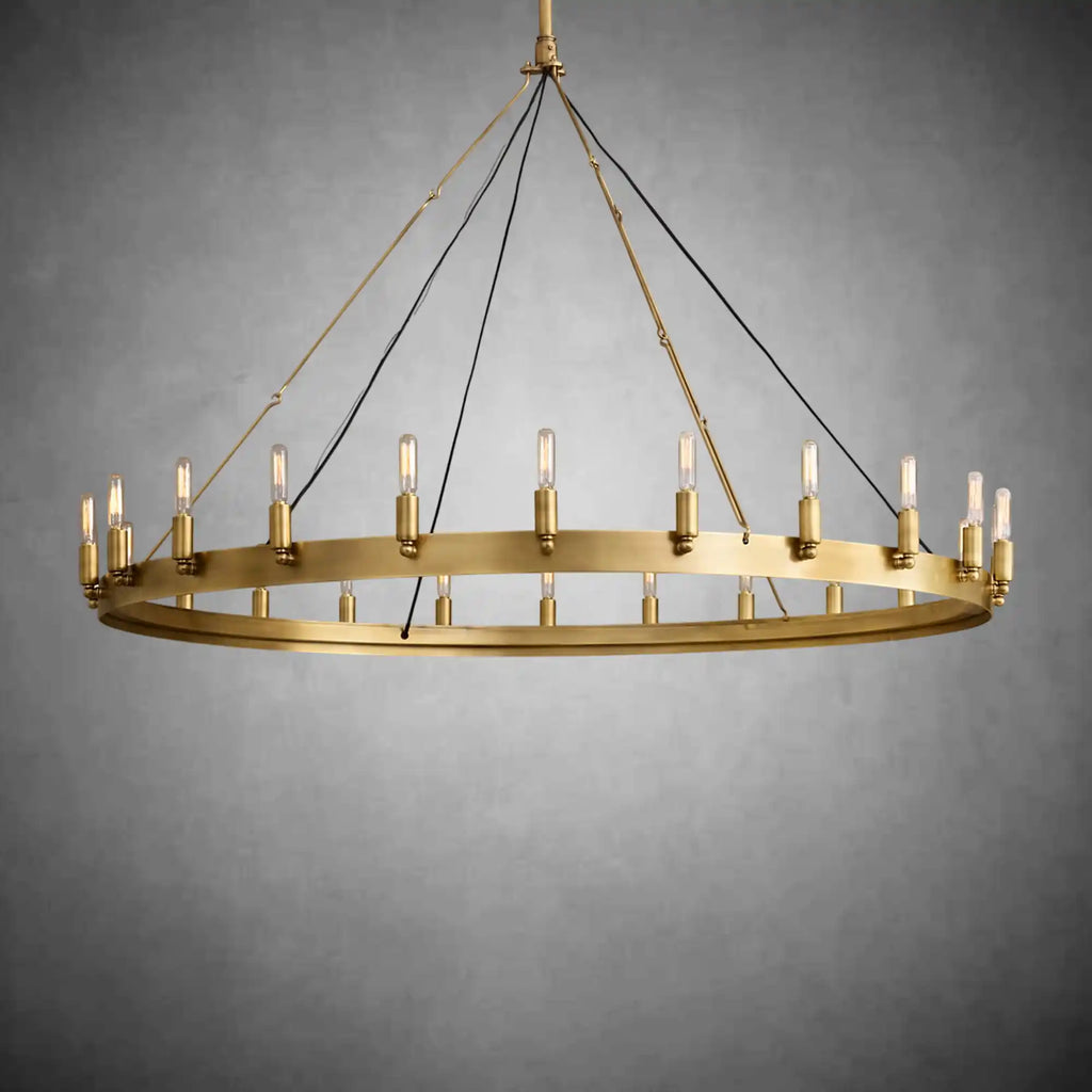 Dania Camina Luxury Vintage Round Chandelier