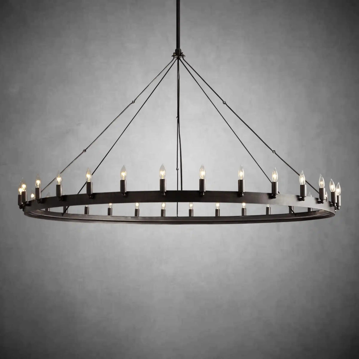 Dania Camina Luxury Vintage Round Chandelier