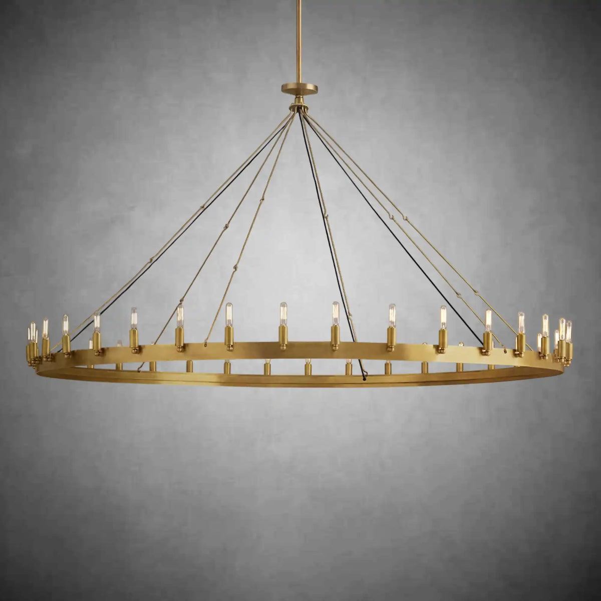 Dania Camina Luxury Vintage Round Chandelier
