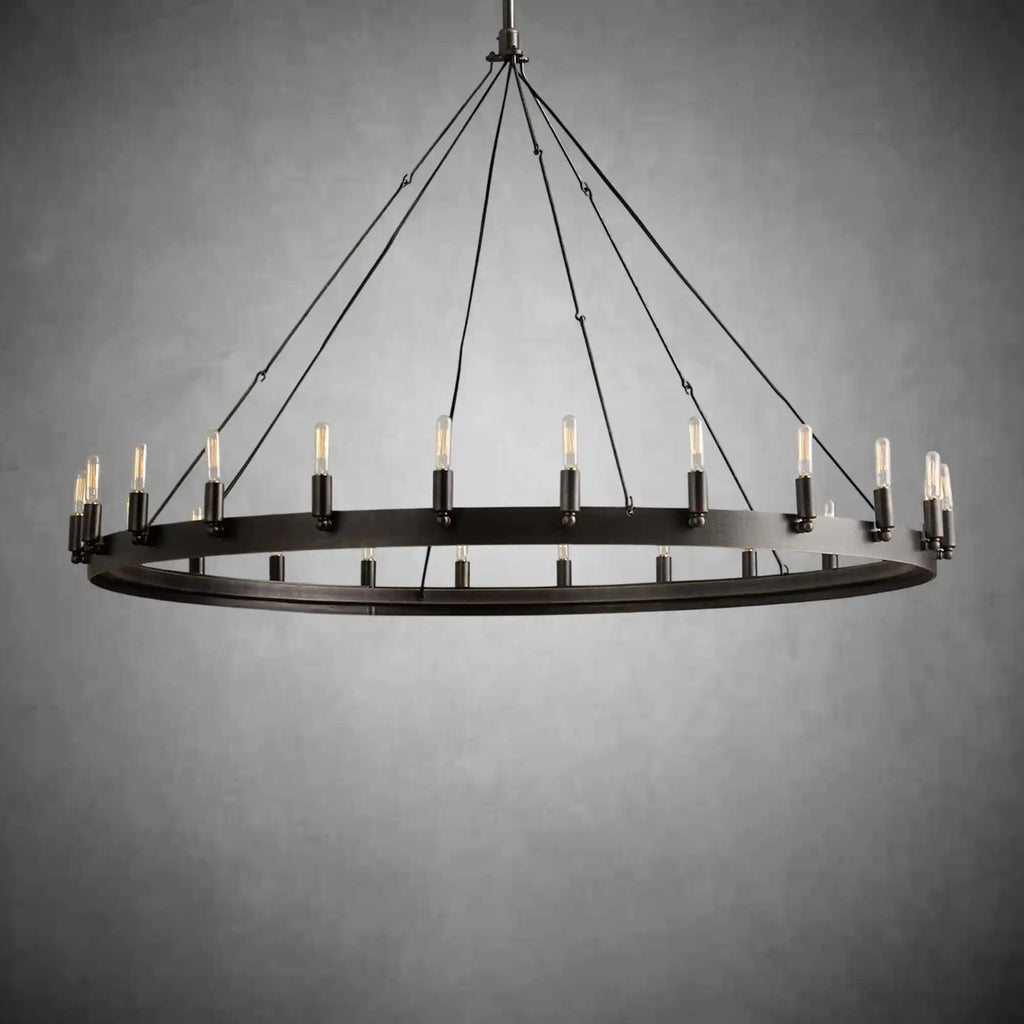 Dania Camina Luxury Vintage Round Chandelier