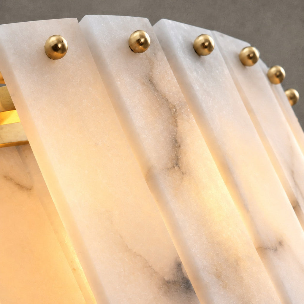 Solenne  Dining Room Chandelier  Spanish Alabaster Tiered Style