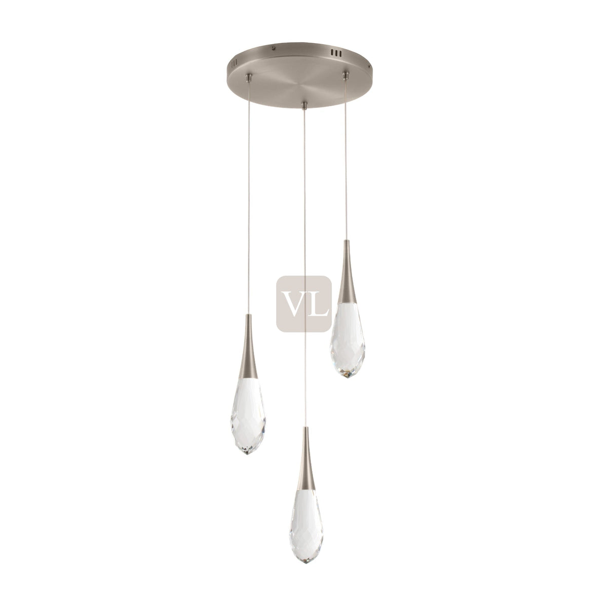 Crystal Drop LED Pendant Light