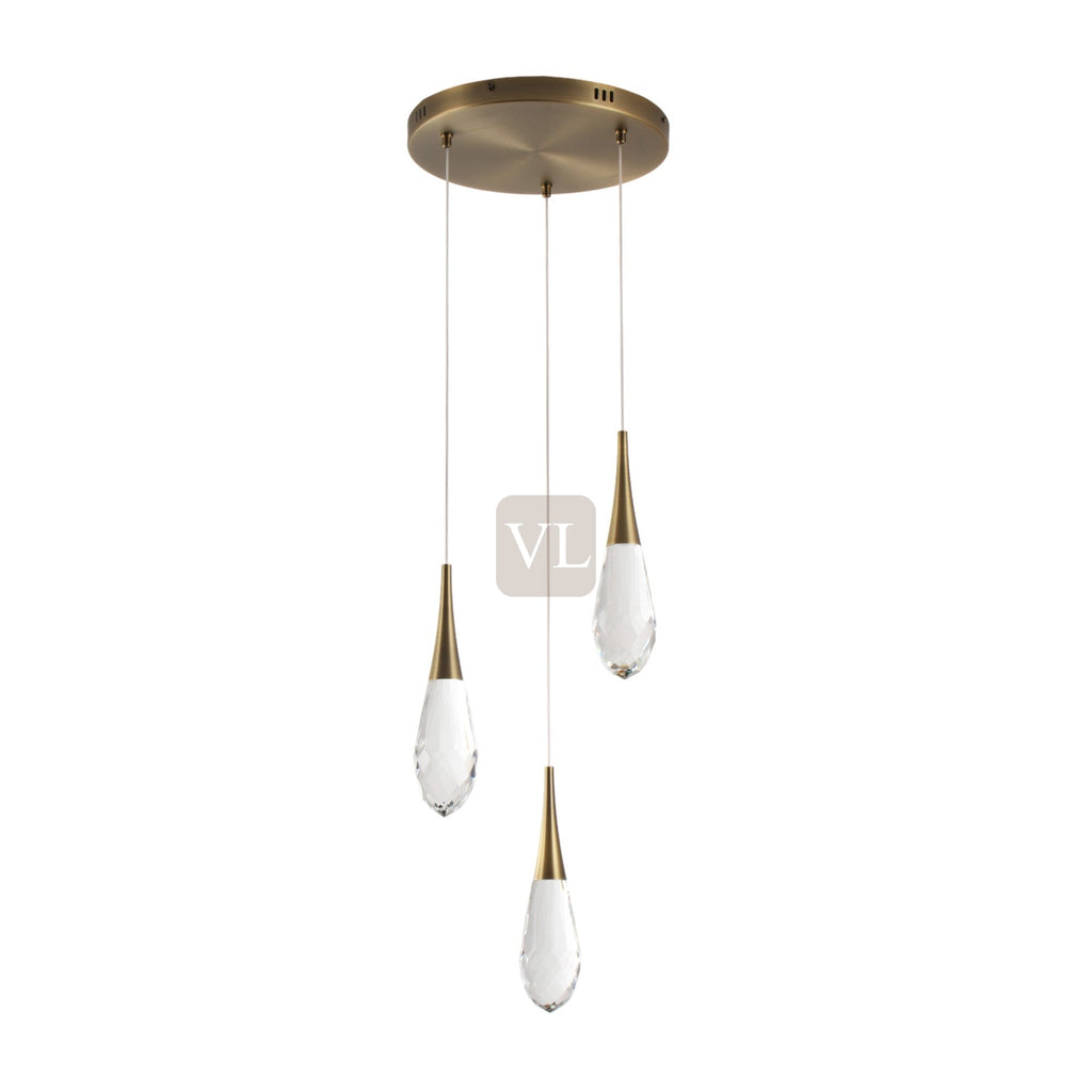 Crystal Drop LED Pendant Light