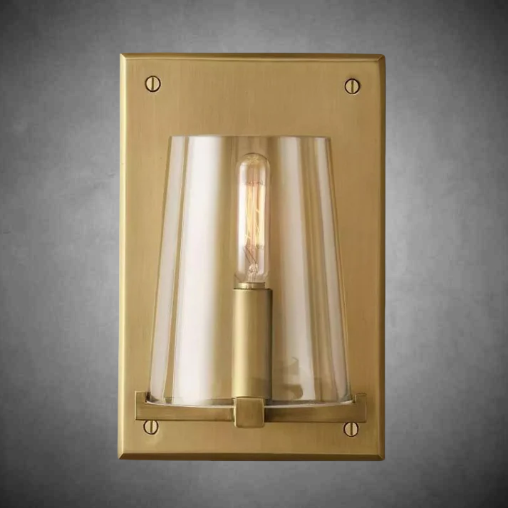 Paricia Clear Glass Wall Sconce