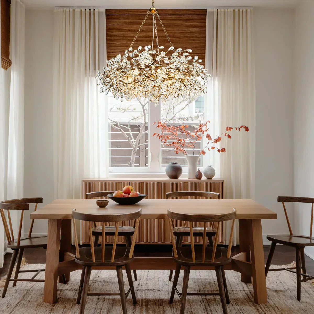 Roselle Crown Chandelier 39" 48" 60"