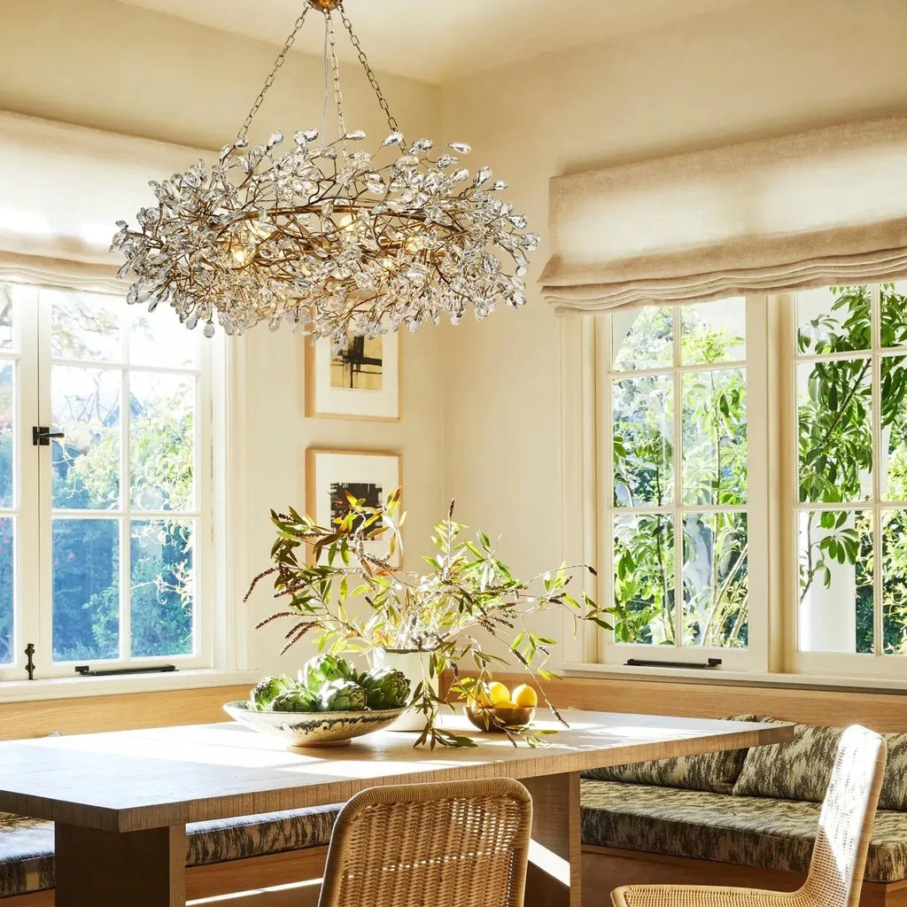 Roselle Crown Chandelier 39" 48" 60"