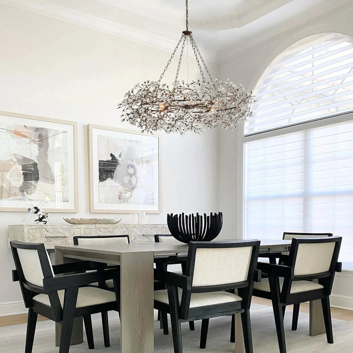 Roselle Crown Chandelier 39" 48" 60"
