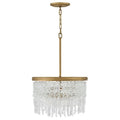 Calmoxve Vac Crystal 18" Round Chandelier