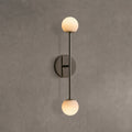 Marlbeau Alabaster Double Wall Sconce