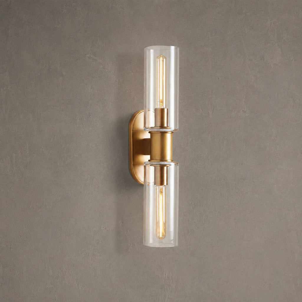 Kelvridge 2-Light Wall Sconce in Clear