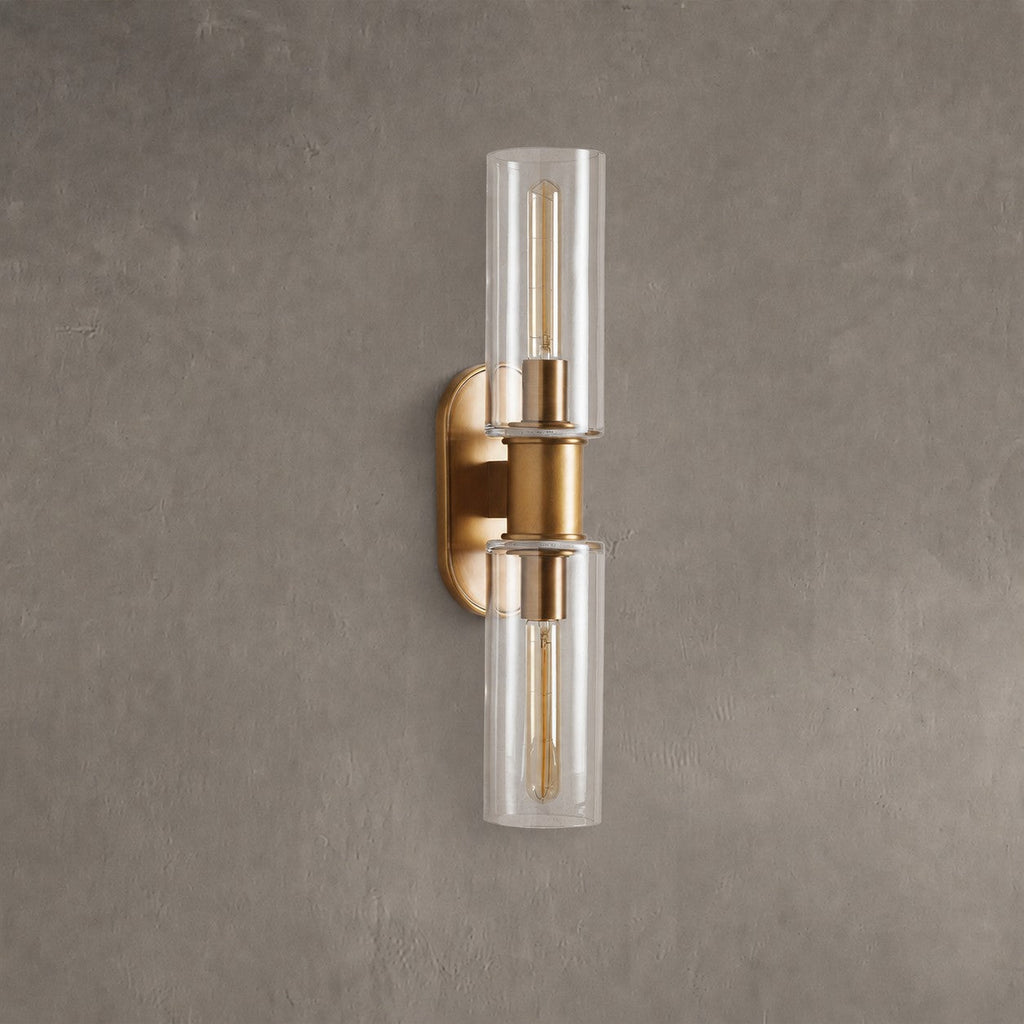 Kelvridge 2-Light Wall Sconce in Clear