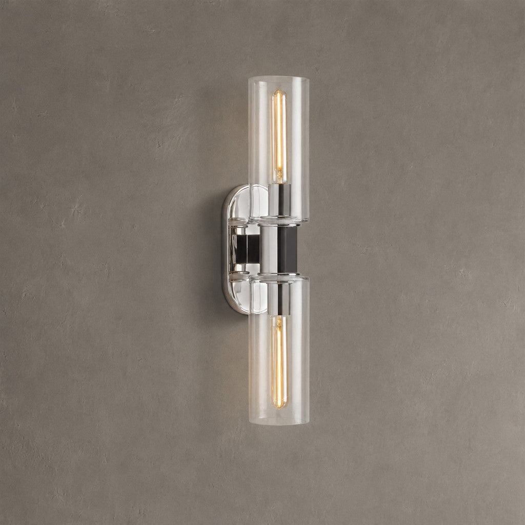 Kelvridge 2-Light Wall Sconce in Clear