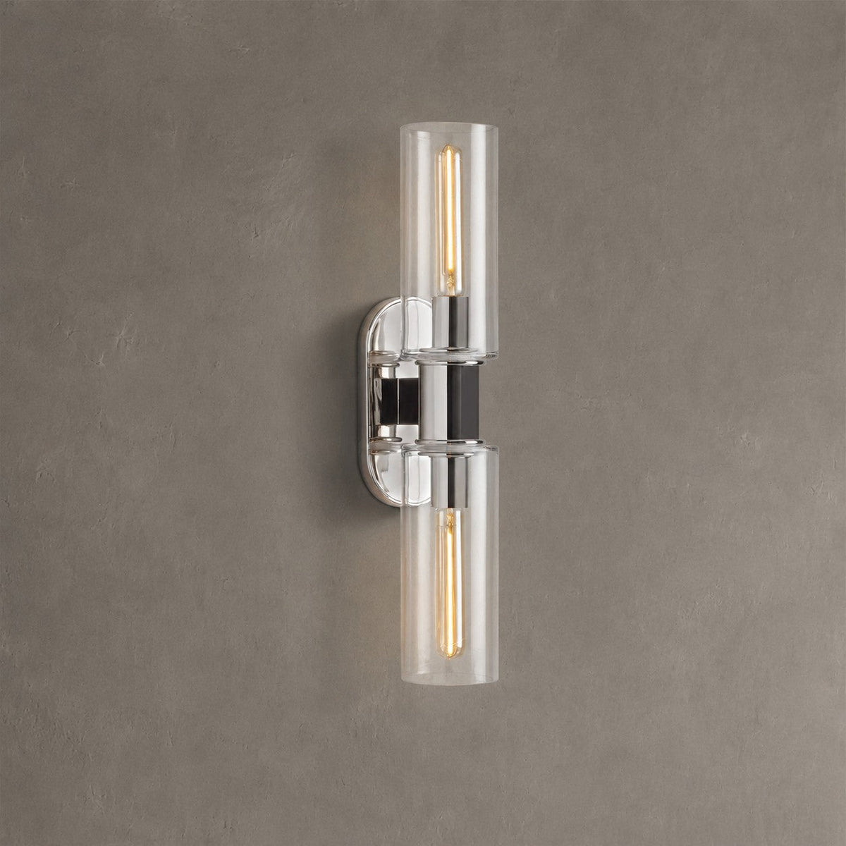 Kelvridge 2-Light Wall Sconce in Clear