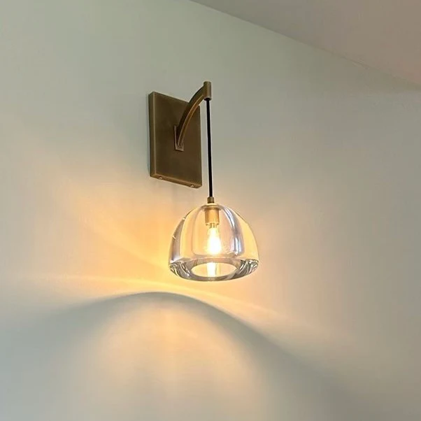 Hemispheae Modern Glass Wall Sconce