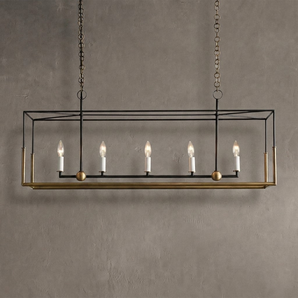 Holvane 5-Light Linear Chandelier