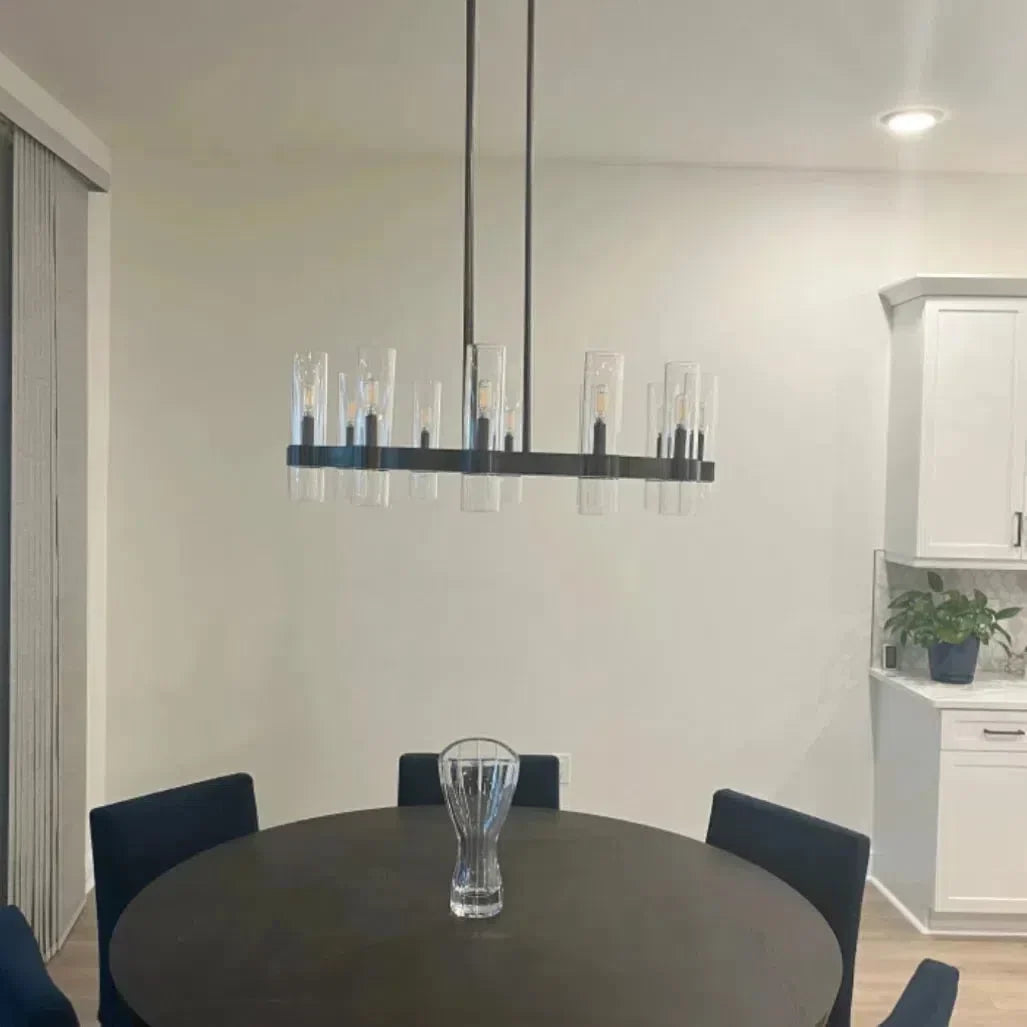 Lavelle Round Glass Chandelier 36"