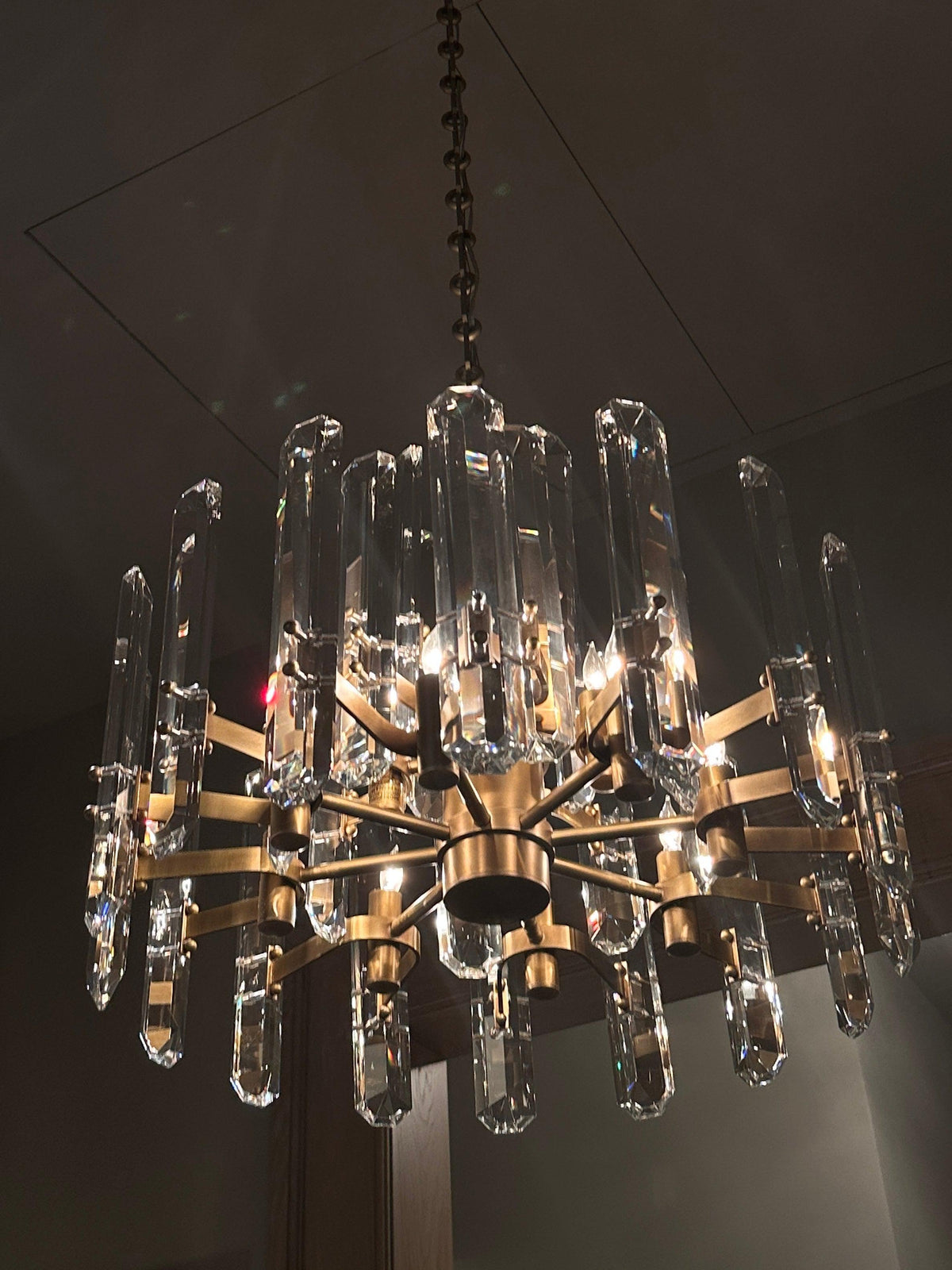 Bonington Crystal Round Chandelier 24"36''48''