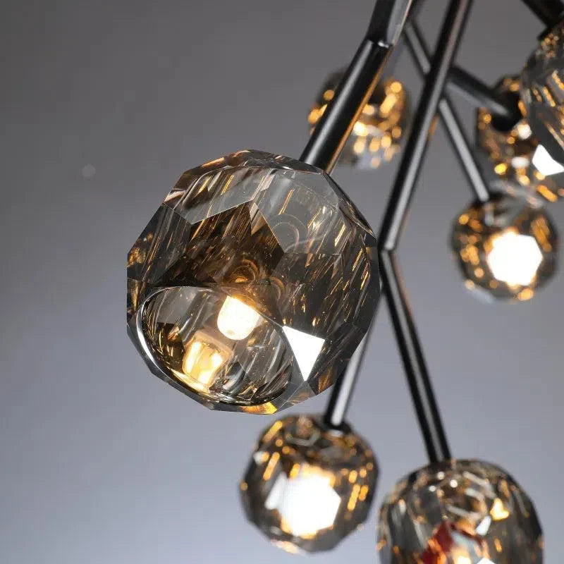 Bille De Crystal Glass Round Chandelier 24"36"48"60"72"