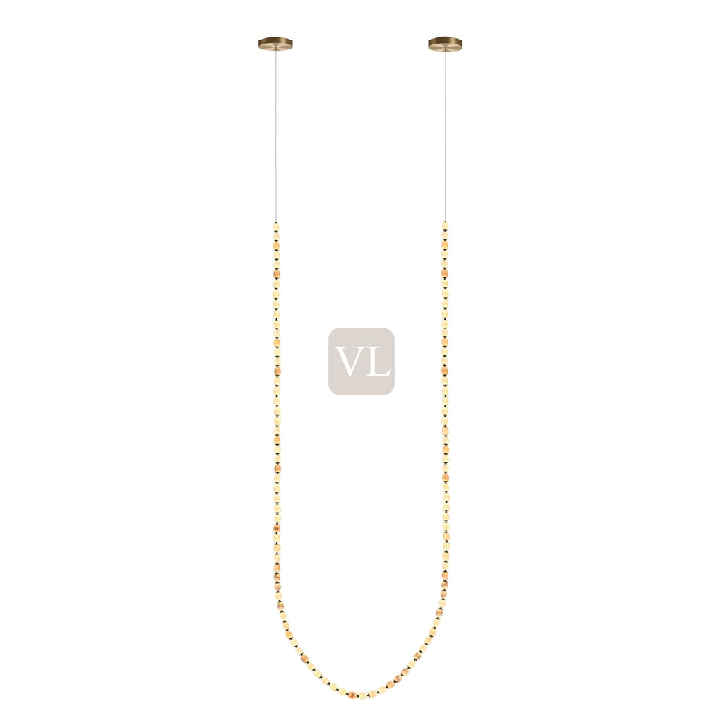 Alabaster Bead LED Pendant Light