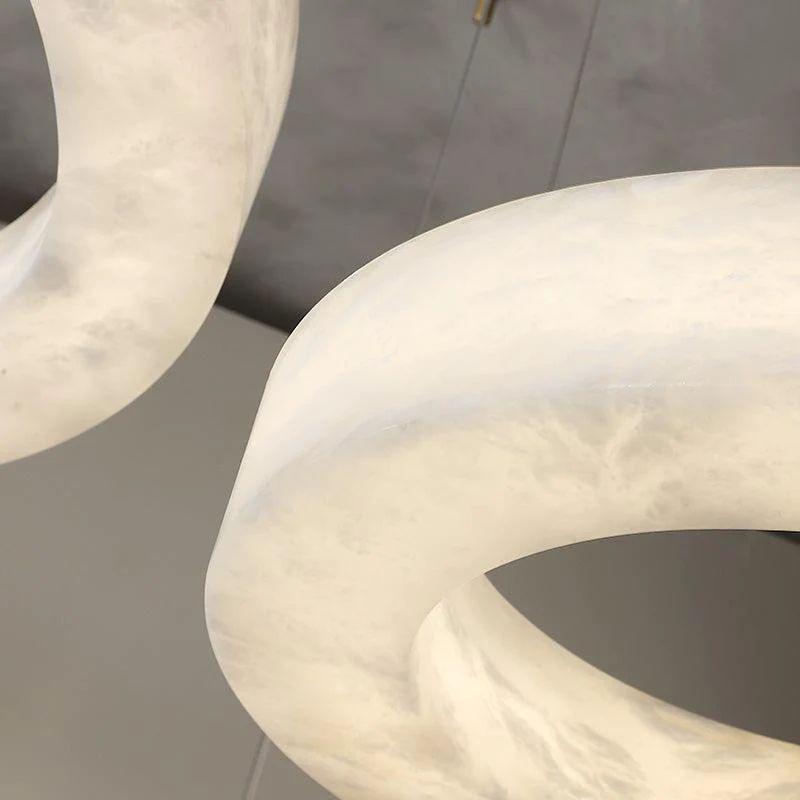 Kyklos Alabaster Chandelier Light