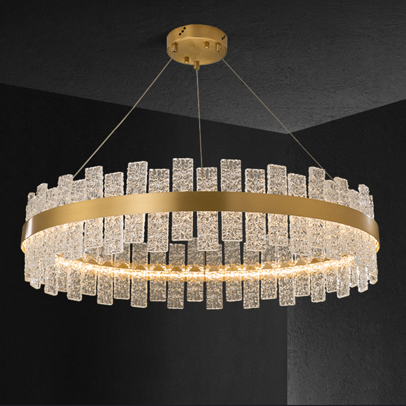 Post Modern Round Chandelier
