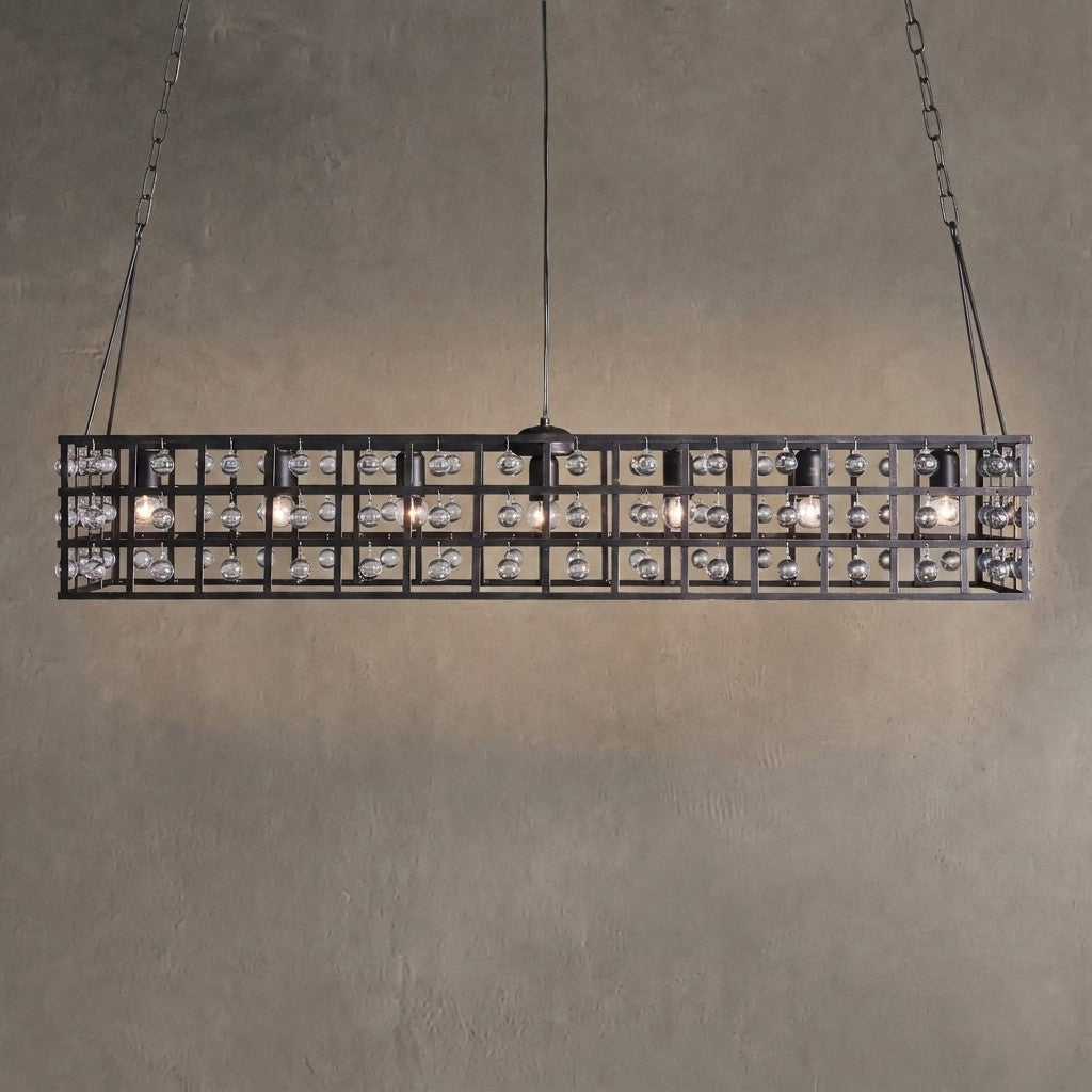 Ferrona Rectangular Chandelier 7 Light