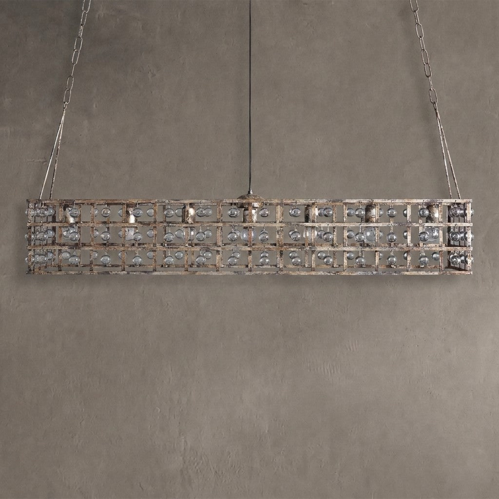 Ferrona Rectangular Chandelier 7 Light