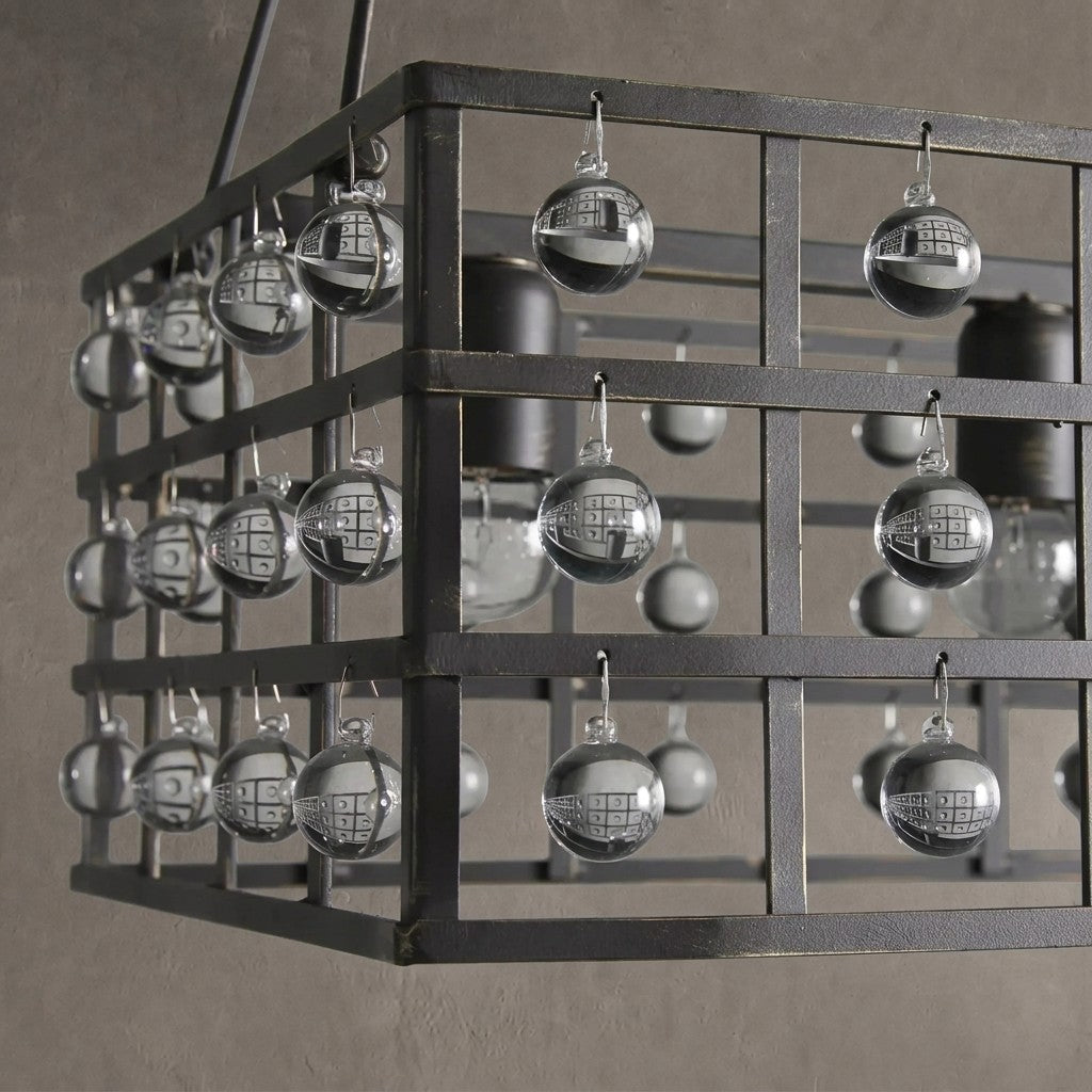 Ferrona Rectangular Chandelier 7 Light