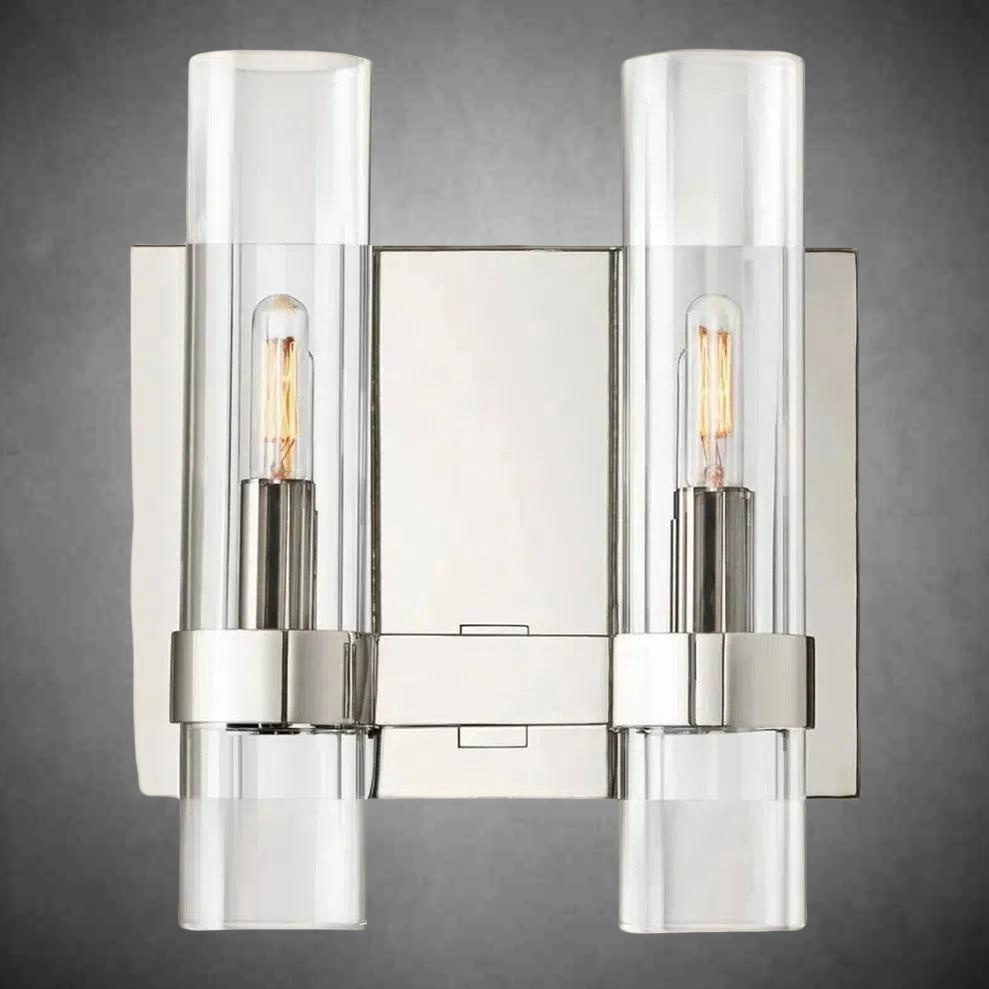 Lavelle Glass Double Wall Sconce