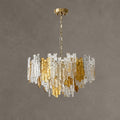 Glacier Ember Pendant Light Artisan Murano Style