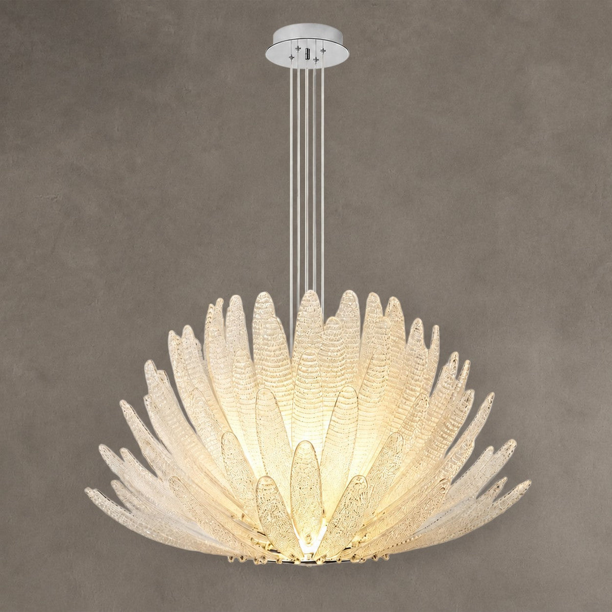 Chandelier Orchid Glass Calista