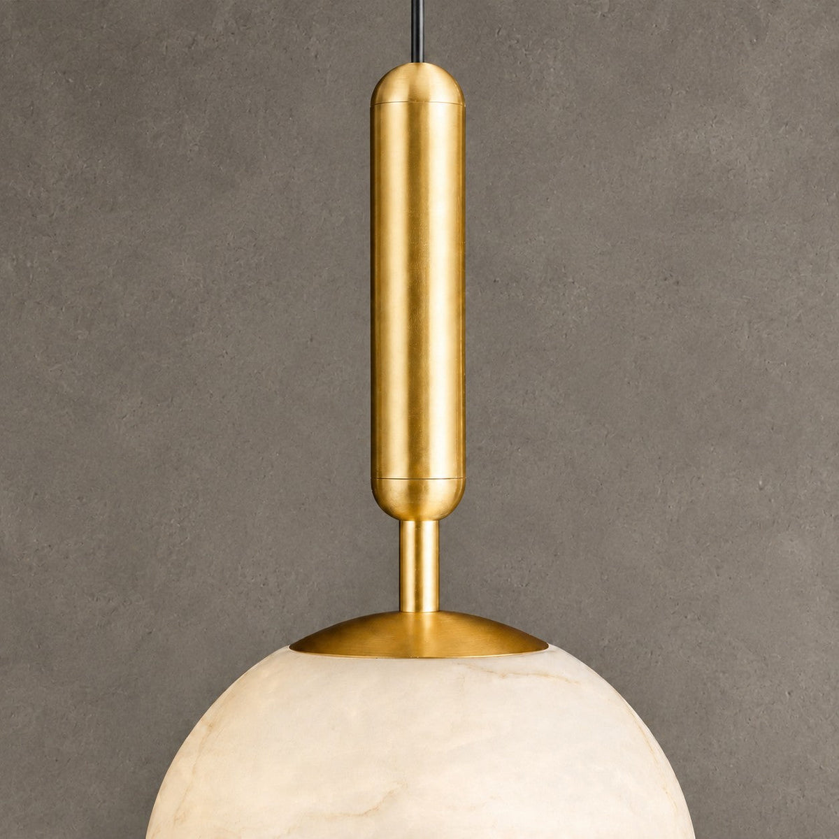 Solenne Sphere Alabaster Pendant Light